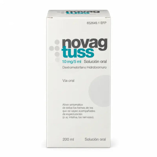 Novag Tuss 2 mg/ml suun kautta otettava liuos 200 ml