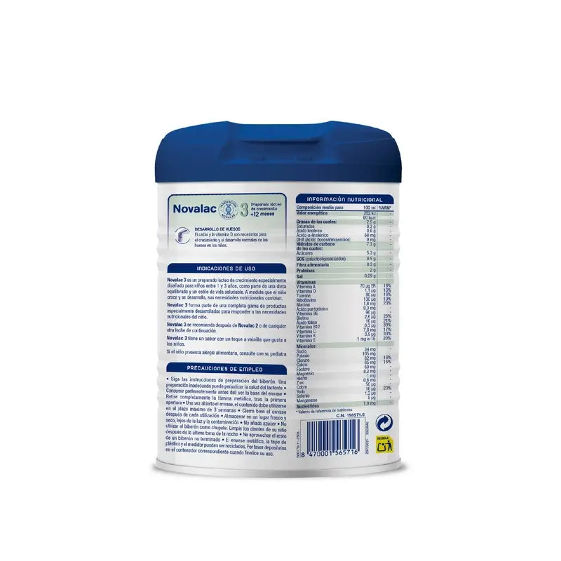 Novalac 3 kasvumaito, 12 x 800 g