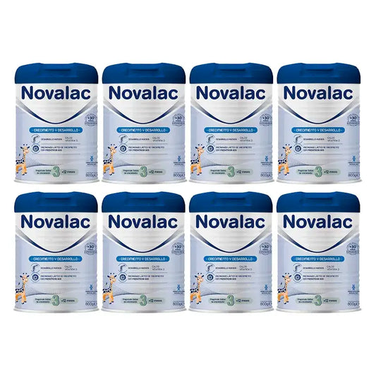 Novalac 3 kasvumaito, 8 x 800 g