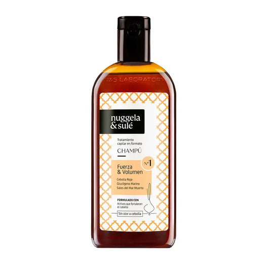 Nuggela & Sule Premium-shampoo, sipuliuute, heikolle ja rasvaiselle hiukselle, 250 ml