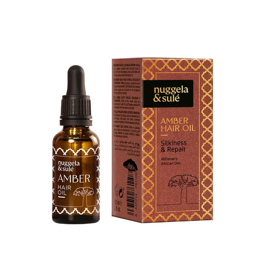 Nuggela & Sule Amber Hair Oil -hiusöljy, baobab ja sheavoi, 30 ml.