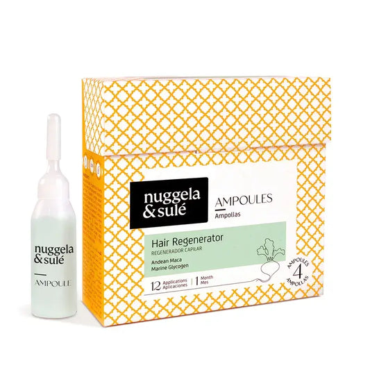 Nuggela & Sule -hiustenhoitopaketti, 4 ampullia à 10 ml.