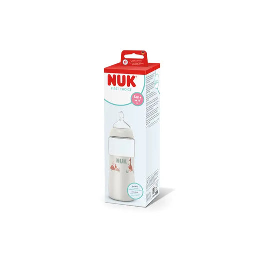NUK First Choice+ -tutipullo, Canguro 360 ml, XL, 6M+