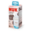 Nuk Perfect Match -tuttipullo, kristalli ja silikoni, 0–6 kk, virtaus S, sateenkaari, 120 ml