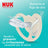 NUK Perfect Match Air -tuttisilikoni T2 6–18 kk, seepra/leijona, 2 kpl