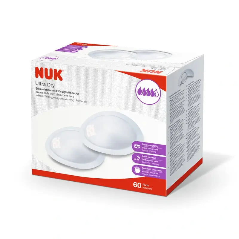 Nuk Promo Ultra Dry -imetysliinat, 60 kpl