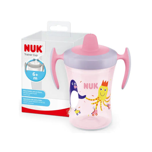 Nuk Trainer Cup -oppimismuki +6 kuukautta, vaaleanpunainen, 230 ml