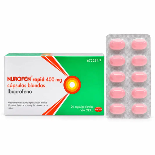 Nurofen Rapid 400 mg, 20 pehmeää kapselia