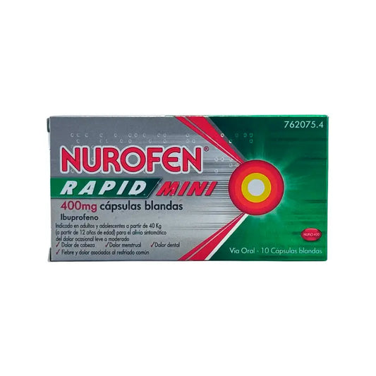 Nurofen Rapid Mini 400 mg, 10 pehmeää kapselia
