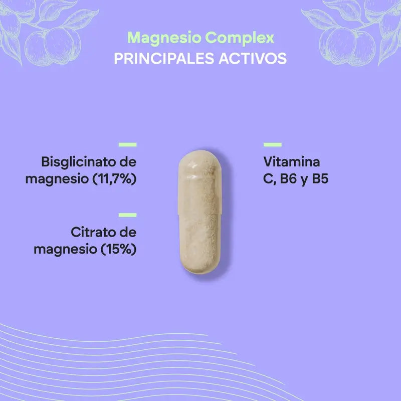 Nutralie Magnesium Complex – bisglysinaatti ja sitraatti, 120 kapselia