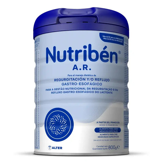 Nutribén AR -maito, joka ehkäisee refluksia ja oksentelua, 800 g
