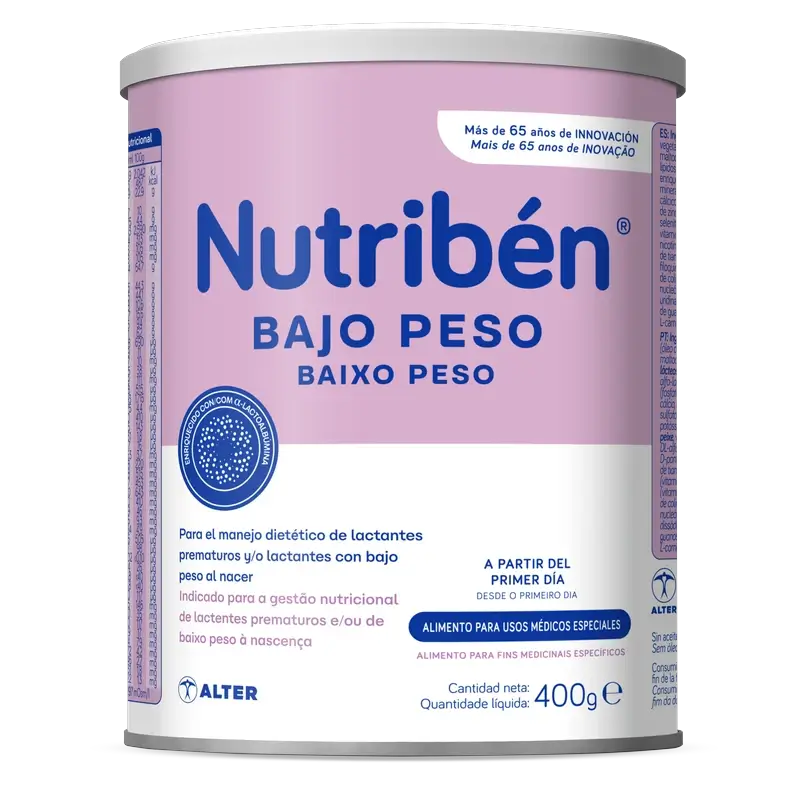 Nutribén alipainoisille tarkoitettu maito, 400 g