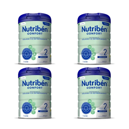 Nutribén Confort 2 Jatkomaitoseos, 4 x 800 g