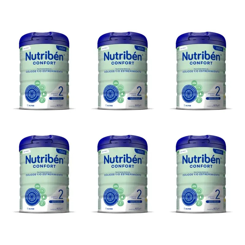 Nutribén Confort 2 Jatkoravinto, 6 x 800 g