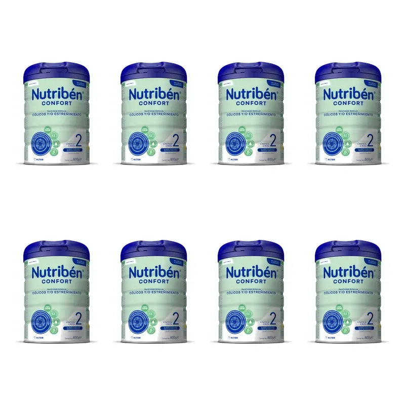 Nutribén Confort 2 Jatkomaitoseos, 8 x 800 g