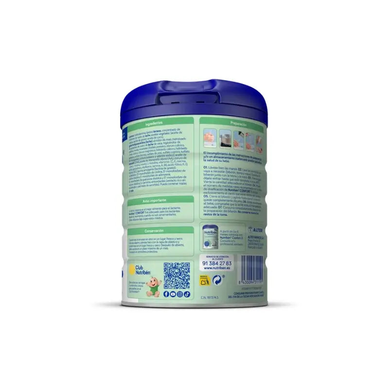 Nutribén Confort 1 -aloitusmaito, 800 g