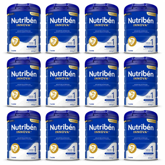 Nutribén Innova 1 Top Protein -aloitusmaito, 12 x 800 g