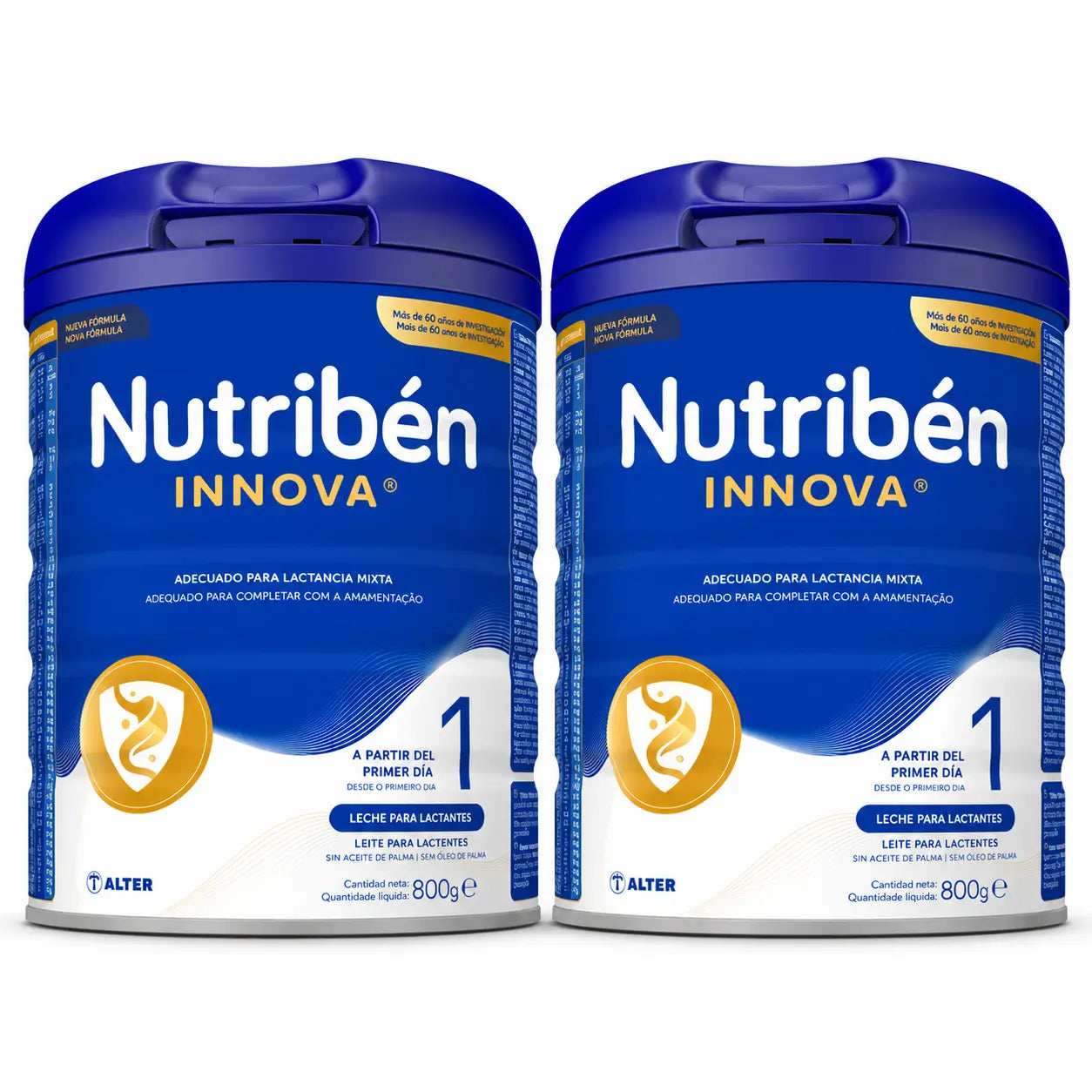Nutribén Innova 1 Top Protein aloitusmaito, 2 x 800 g