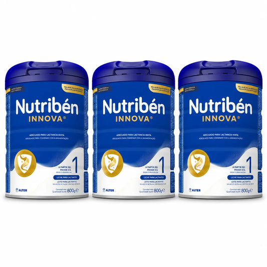 Nutribén Innova 1 Top Protein aloitusmaito, 3 x 800 g