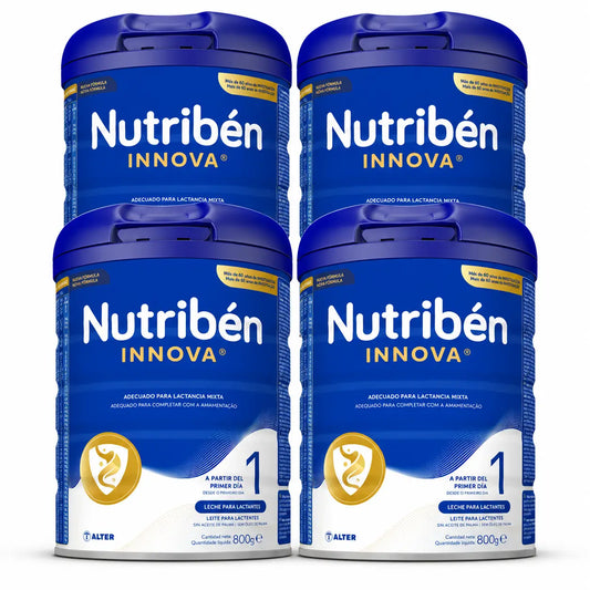 Nutribén Innova 1 Top Protein -alkumaito, 4 x 800 g