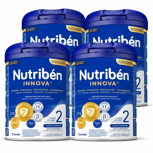 Nutribén Innova 2 Jatkomaitoseos, 4 x 800 g