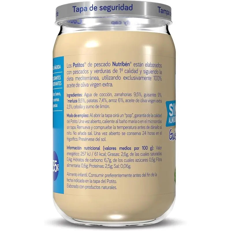 Nutribén Potito Suprema -merilohi, herneet ja porkkanat, 235 g