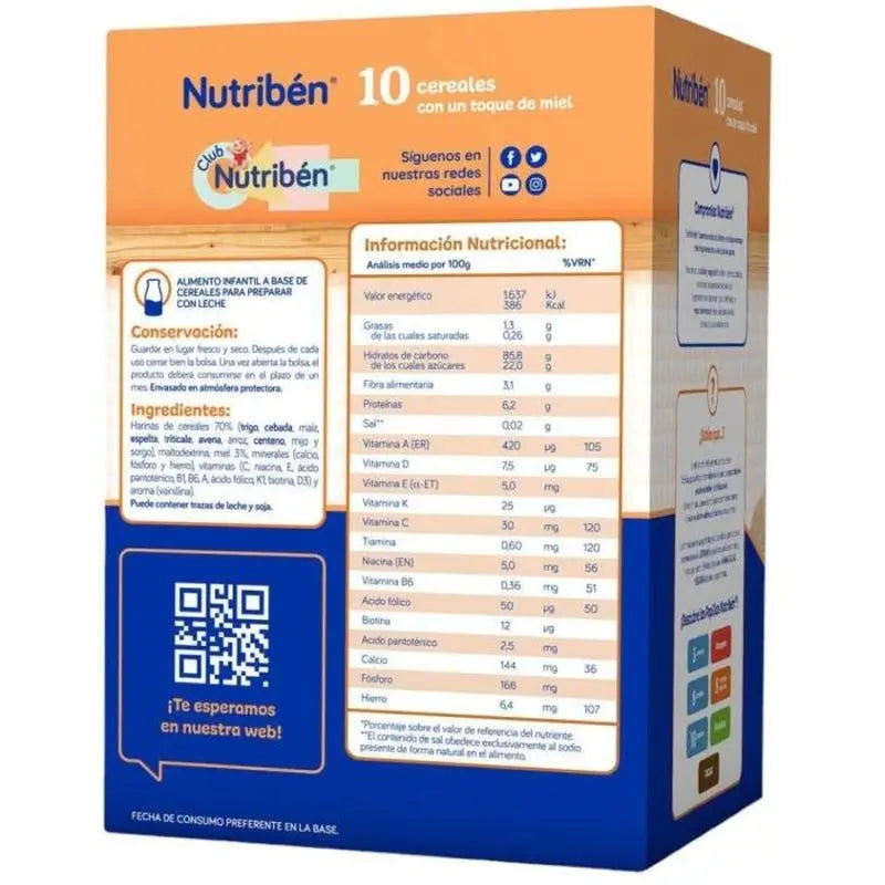 Nutriben 10-viljainen vauvanruoka 600 g
