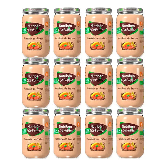 Nutriben Potito Ecopotito -hedelmäsekoitus, 12 x 235 g