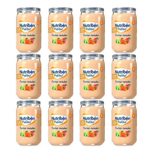 Nutriben Potito -sekalaiset hedelmät, 12 x 235 g