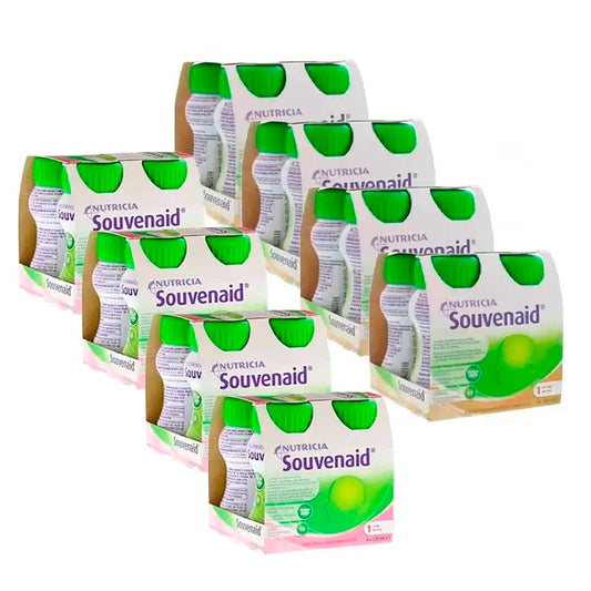 Nutricia Souvenaid -juomasekoitukset, mansikka- ja cappuccino-makuiset, 16 kpl kutakin makua