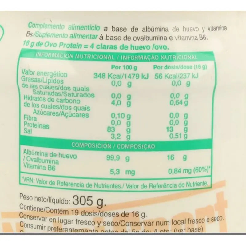 Nutrisport Ovo Protein 350 g.