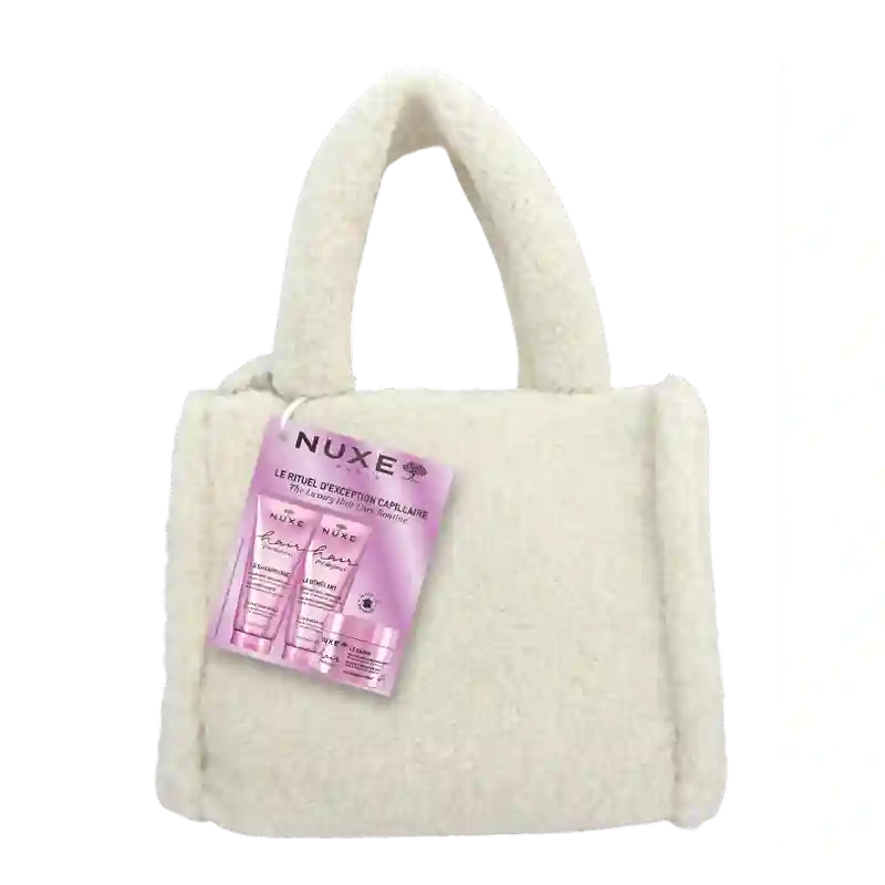 Nuxe Hair Prodigieux -lahjapakkaus: shampoo + hoitoaine + hiusnaamio