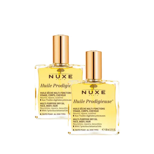 Nuxe Huile Prodigieuse kuivaöljy, 2 x 100 ml:n pakkaus