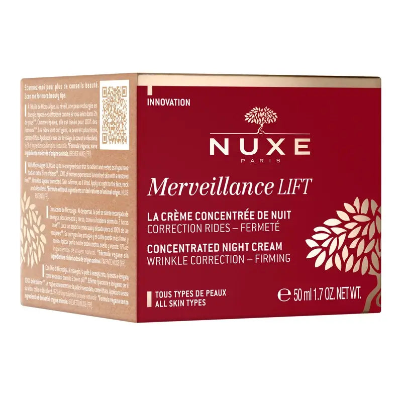 Nuxe Merveillance Lift -tiivistetty yövoide 50 ml