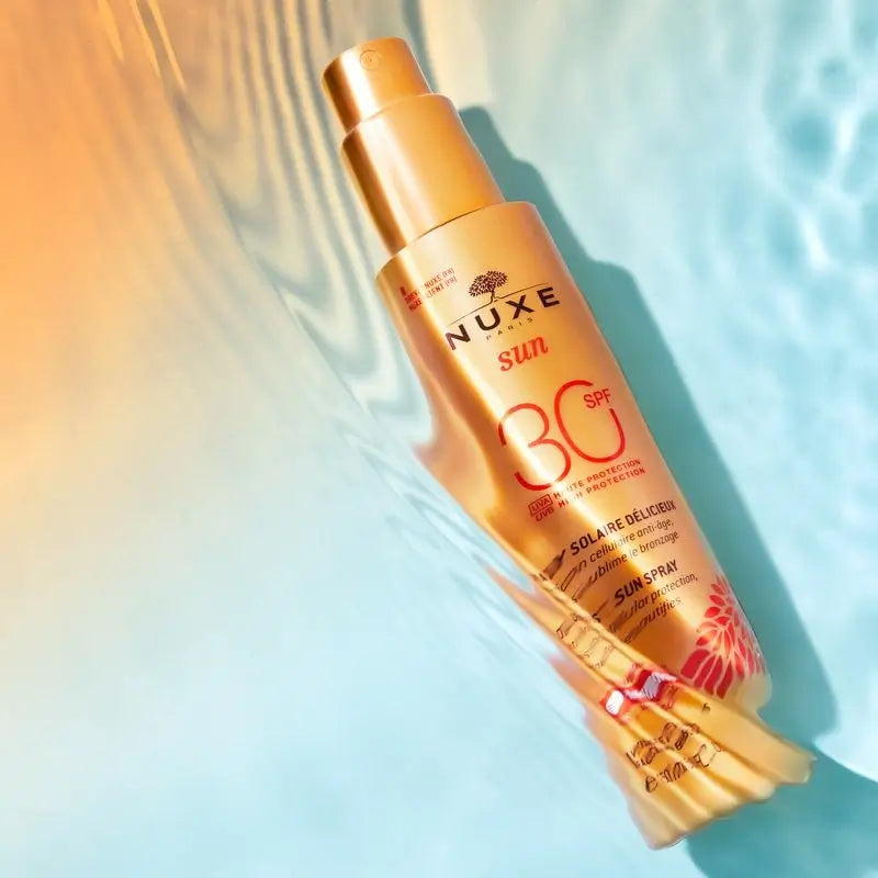 Nuxe Sun Spray Solar Delicioso -aurinkosuojasuihke kasvoille ja vartalolle, SPF 30