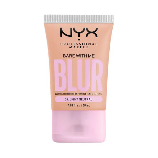 Nyx Bare With Me Blur Skin Tint, peittävä meikkivoide, mattapinta, sävy 04, 30 ml