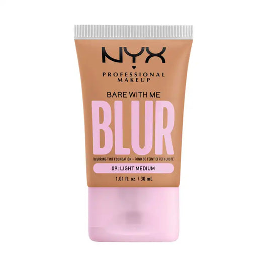 Nyx Bare With Me Blur Skin Tint, peittävä meikkivoide, mattapinta, sävy 09, 30 ml