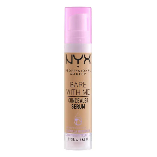 Nyx Bare With Me Serum Concealer, sävy Medium. Vegaaninen koostumus. Saatavana 12 sävyssä. , 9,6 ml