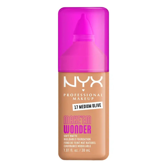 Nyx Cosmetics Make Em Wonder -meikkivoide, Medium Olive, 30 ml