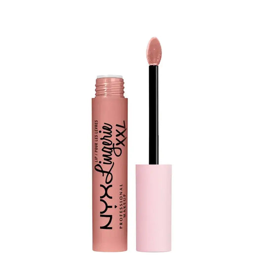 Nyx Lip Lingerei XXL pitkäkestoinen nestemäinen huulipuna, mattapintainen peittävyys 16 tuntia. Sävy Strip N Tease, 4 ml