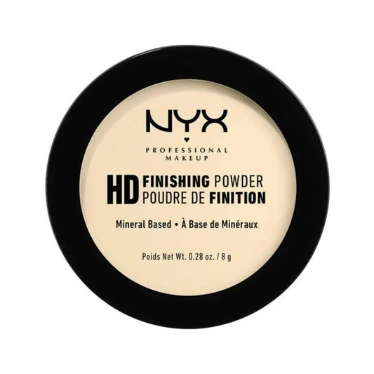 Nyx High Definition -matta-puuteri, sävy 02 Banana, 8 g