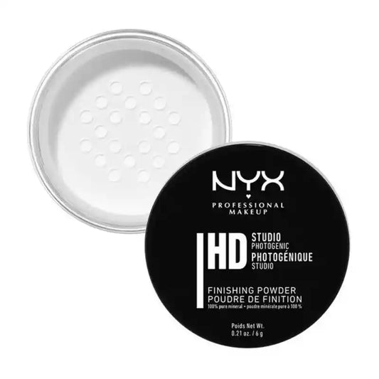 Nyx Studio Finishing Powder -mineraalijauhe, läpikuultava meikin kiinnityspuuteri, 6 g