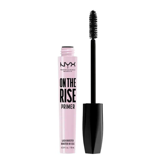Nyx: värillinen ripsien pohjustusvoide, jossa on risiiniöljyä – On The Rise Lash Booster. Harmaa. 10 ml, 10 ml
