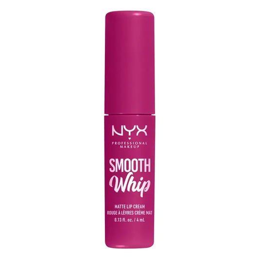 Nyx Smooth Whip Matte Lip Cream, kermainen nestemäinen huulipuna, mattapintainen, sävy Bday Frosting 09, 4 ml