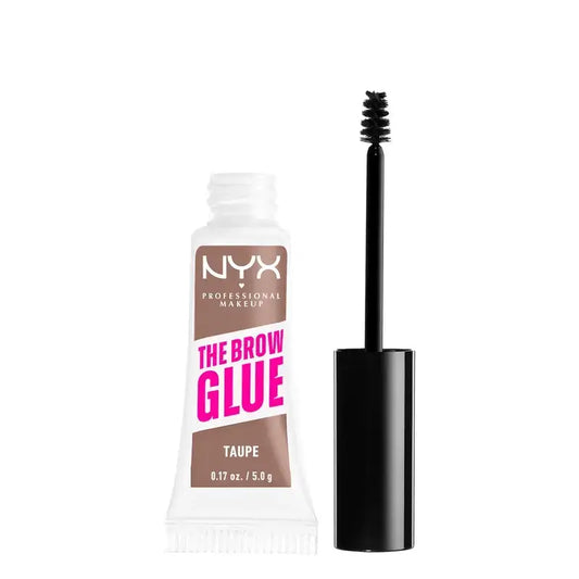 Nyx The Brow Glue, kulmakarvojen kiinnitysgeeli, pitkäkestoinen, sävy Taupe 02, 5 g
