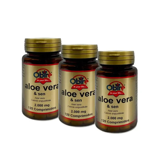 Obire Aloe Vera, 3 x 120 tablettia sisältävä pakkaus