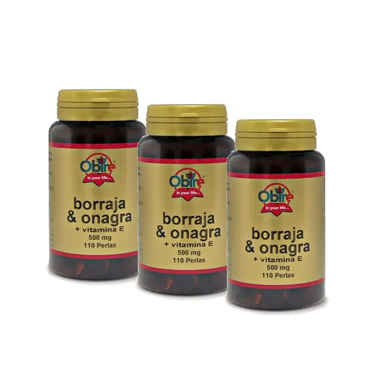 Obire Borraja & Onagra, 3 x 110 kapselia