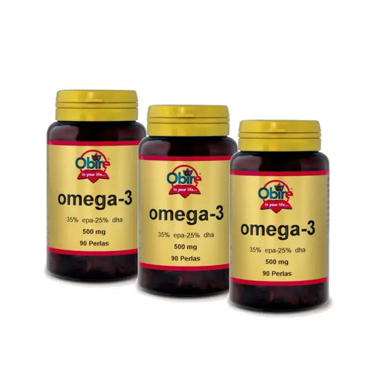 Obire Omega-3, 3 x 90 kapselin pakkaus