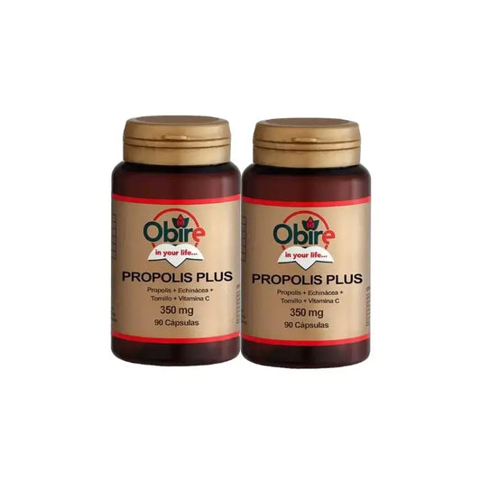 Obire Propolis Plus (Propol+Echinol+timjami), 2 x 90 kapselin pakkaus