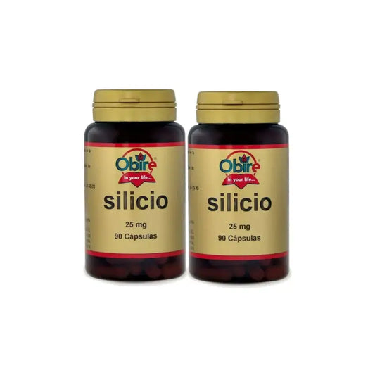 Obire Silicio 25 mg, 2 x 90 kapselin pakkaus